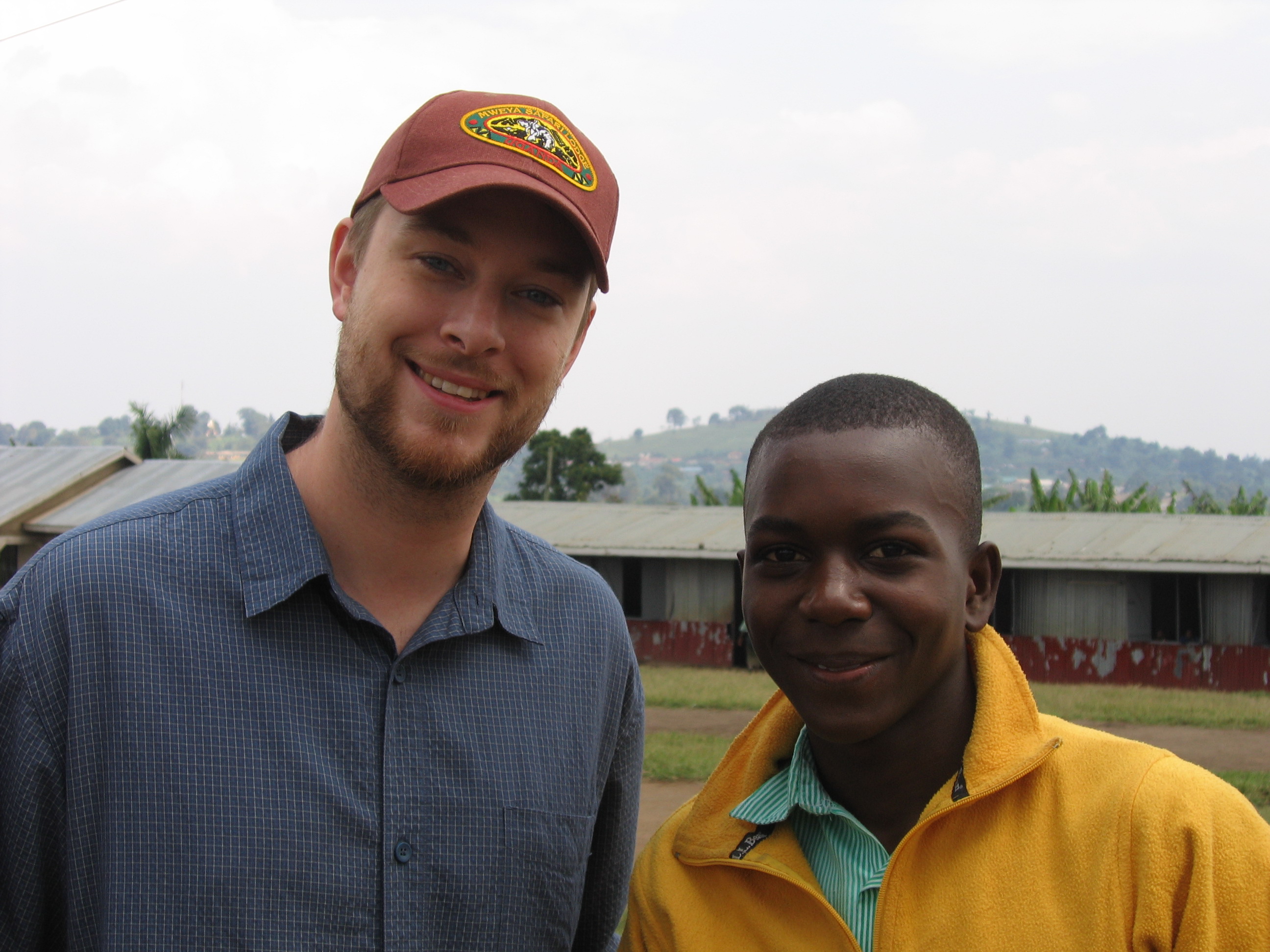 Andrew and Ugandan man
